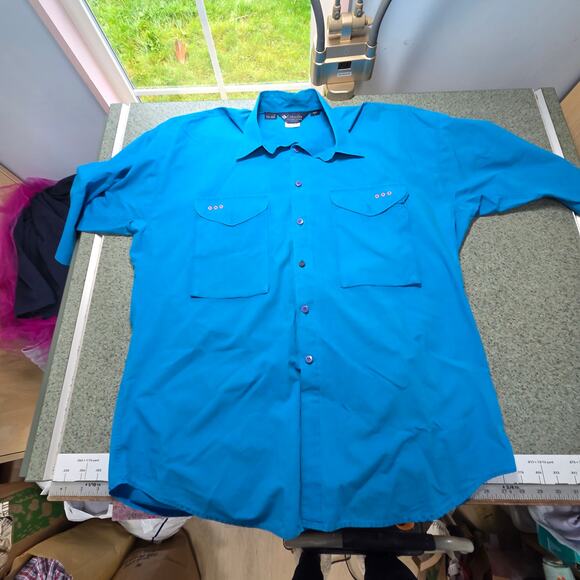 Columbia Sportswear Blue Pocket Shirt Men's Large - Picture 4 of 9